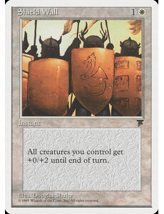 Magic: The Gathering Shield Wall (012) Damaged