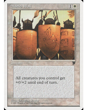 Magic: The Gathering Shield Wall (012) Damaged