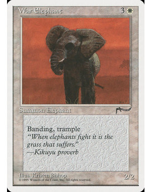 Magic: The Gathering War Elephant (013) Heavily Played