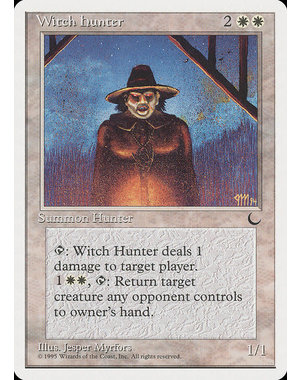 Magic: The Gathering Witch Hunter (014) Damaged