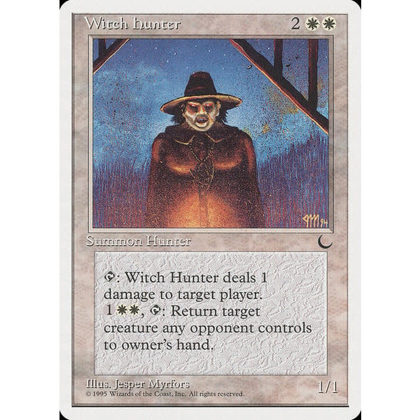 Magic: The Gathering Witch Hunter (014) Heavily Played