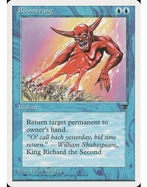 Magic: The Gathering Boomerang (016) Heavily Played