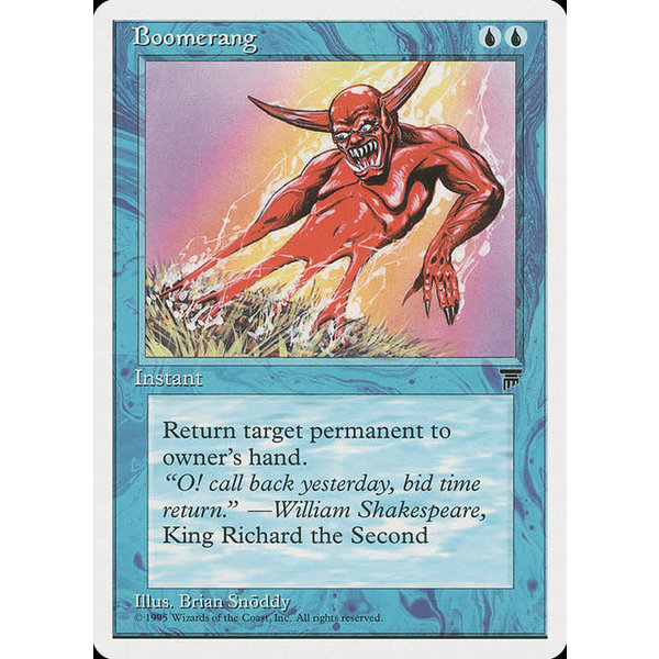 Magic: The Gathering Boomerang (016) Heavily Played