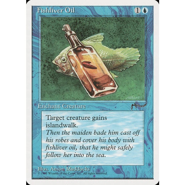 Magic: The Gathering Fishliver Oil (020) Damaged