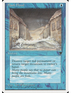 Magic: The Gathering Flash Flood (021) Damaged