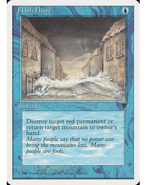 Magic: The Gathering Flash Flood (021) Damaged