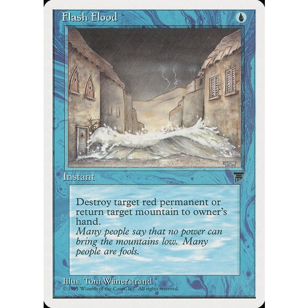 Magic: The Gathering Flash Flood (021) Damaged