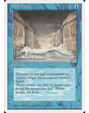 Magic: The Gathering Flash Flood (021) Heavily Played