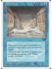 Magic: The Gathering Flash Flood (021) Moderately Played