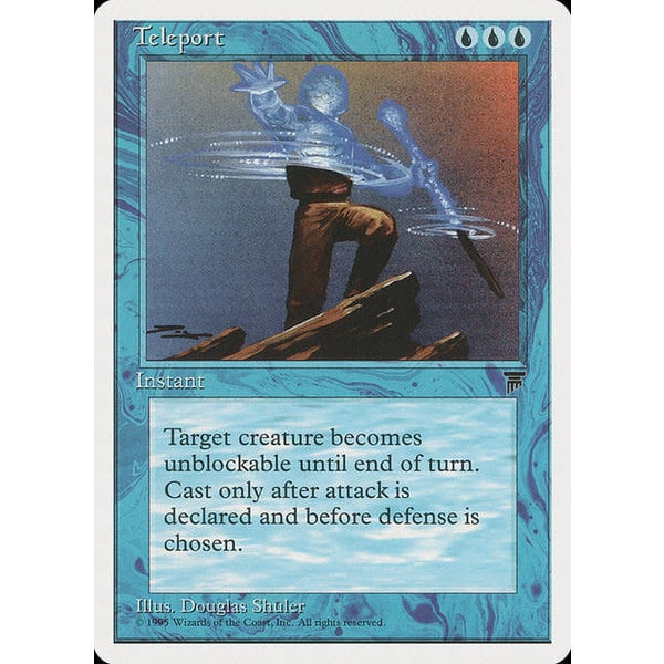 Magic: The Gathering Teleport (026) Moderately Played