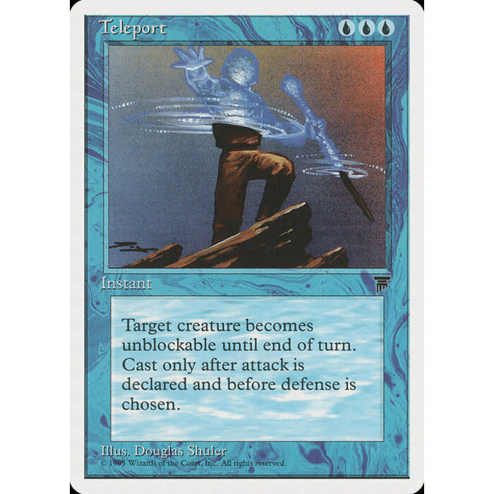 Magic: The Gathering Teleport (026) Moderately Played