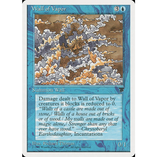 Magic: The Gathering Wall of Vapor (027) Heavily Played