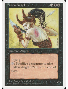 Magic: The Gathering Fallen Angel (032) Damaged