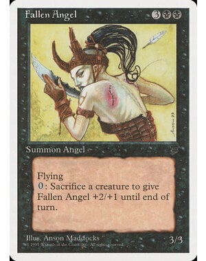 Magic: The Gathering Fallen Angel (032) Damaged