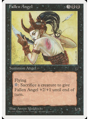 Magic: The Gathering Fallen Angel (032) Moderately Played