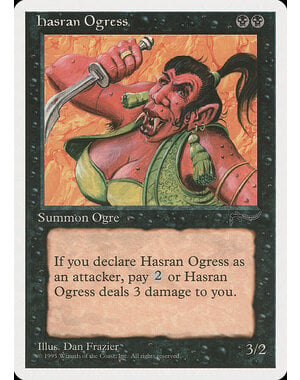 Magic: The Gathering Hasran Ogress (034) Heavily Played