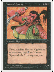 Magic: The Gathering Hasran Ogress (034) Moderately Played