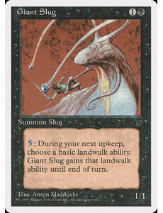 Magic: The Gathering Giant Slug (033) Heavily Played