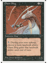 Magic: The Gathering Giant Slug (033) Moderately Played