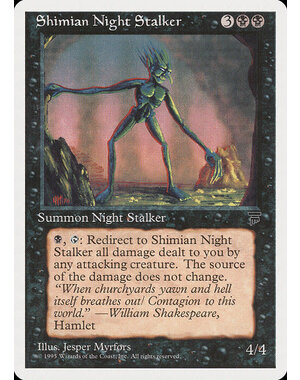 Magic: The Gathering Shimian Night Stalker (036) Heavily Played
