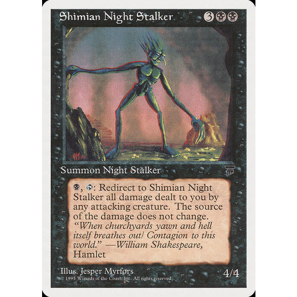 Magic: The Gathering Shimian Night Stalker (036) Heavily Played
