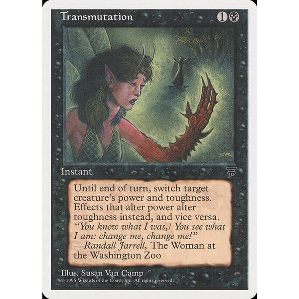 Magic: The Gathering Transmutation (040) Damaged