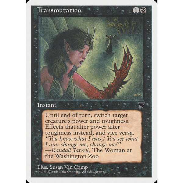 Magic: The Gathering Transmutation (040) Heavily Played