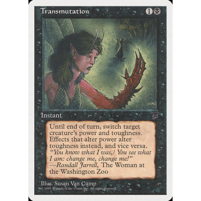 Magic: The Gathering Transmutation (040) Heavily Played