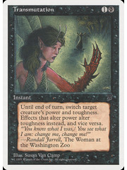 Magic: The Gathering Transmutation (040) Moderately Played