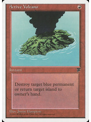 Magic: The Gathering Active Volcano (043) Damaged