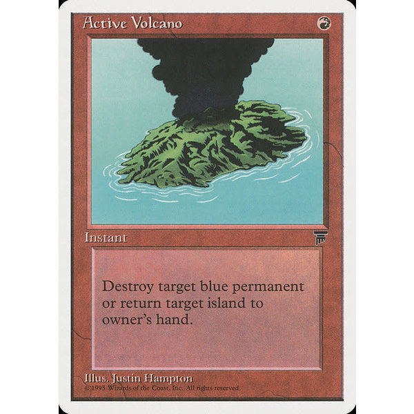 Magic: The Gathering Active Volcano (043) Heavily Played