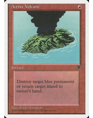 Magic: The Gathering Active Volcano (043) Moderately Played