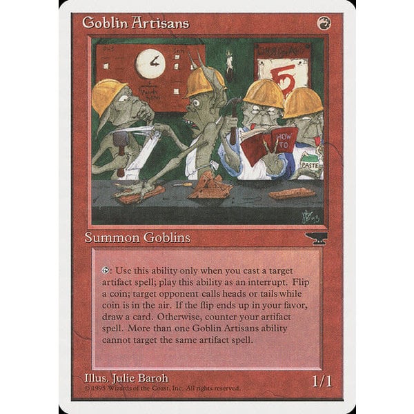 Magic: The Gathering Goblin Artisans (048) Lightly Played