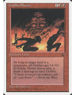 Magic: The Gathering Goblin Shrine (050) Moderately Played