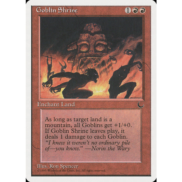 Magic: The Gathering Goblin Shrine (050) Moderately Played