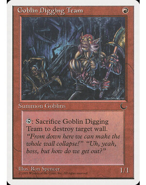 Magic: The Gathering Goblin Digging Team (049) Heavily Played