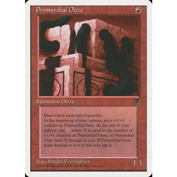 Magic: The Gathering Primordial Ooze (054) Damaged