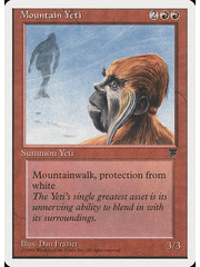 Magic: The Gathering Mountain Yeti (053) Moderately Played