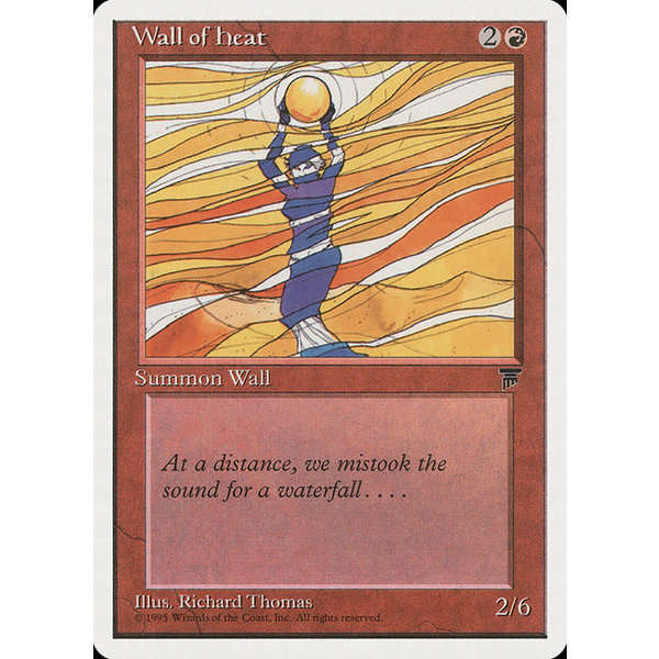 Magic: The Gathering Wall of Heat (055) Damaged