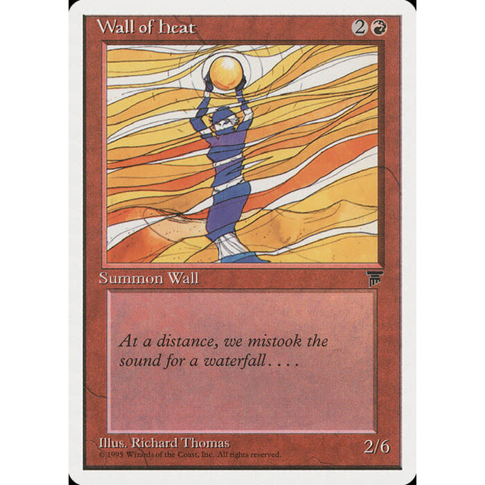 Magic: The Gathering Wall of Heat (055) Moderately Played