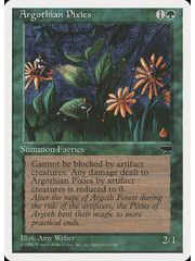 Magic: The Gathering Argothian Pixies (057) Damaged