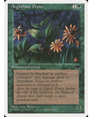 Magic: The Gathering Argothian Pixies (057) Damaged