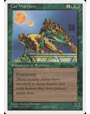 Magic: The Gathering Cat Warriors (058) Heavily Played