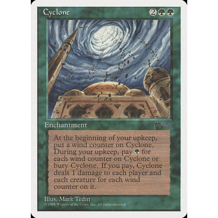 Magic: The Gathering Cyclone (062) Moderately Played