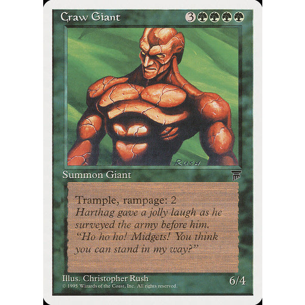 Magic: The Gathering Craw Giant (061) Heavily Played