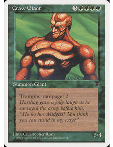 Magic: The Gathering Craw Giant (061) Damaged