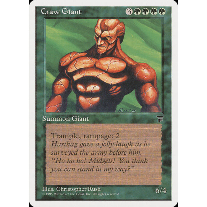 Magic: The Gathering Craw Giant (061) Moderately Played