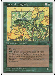 Magic: The Gathering Emerald Dragonfly (063) Heavily Played