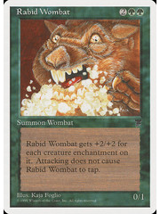 Magic: The Gathering Rabid Wombat (067) Moderately Played