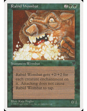 Magic: The Gathering Rabid Wombat (067) Moderately Played